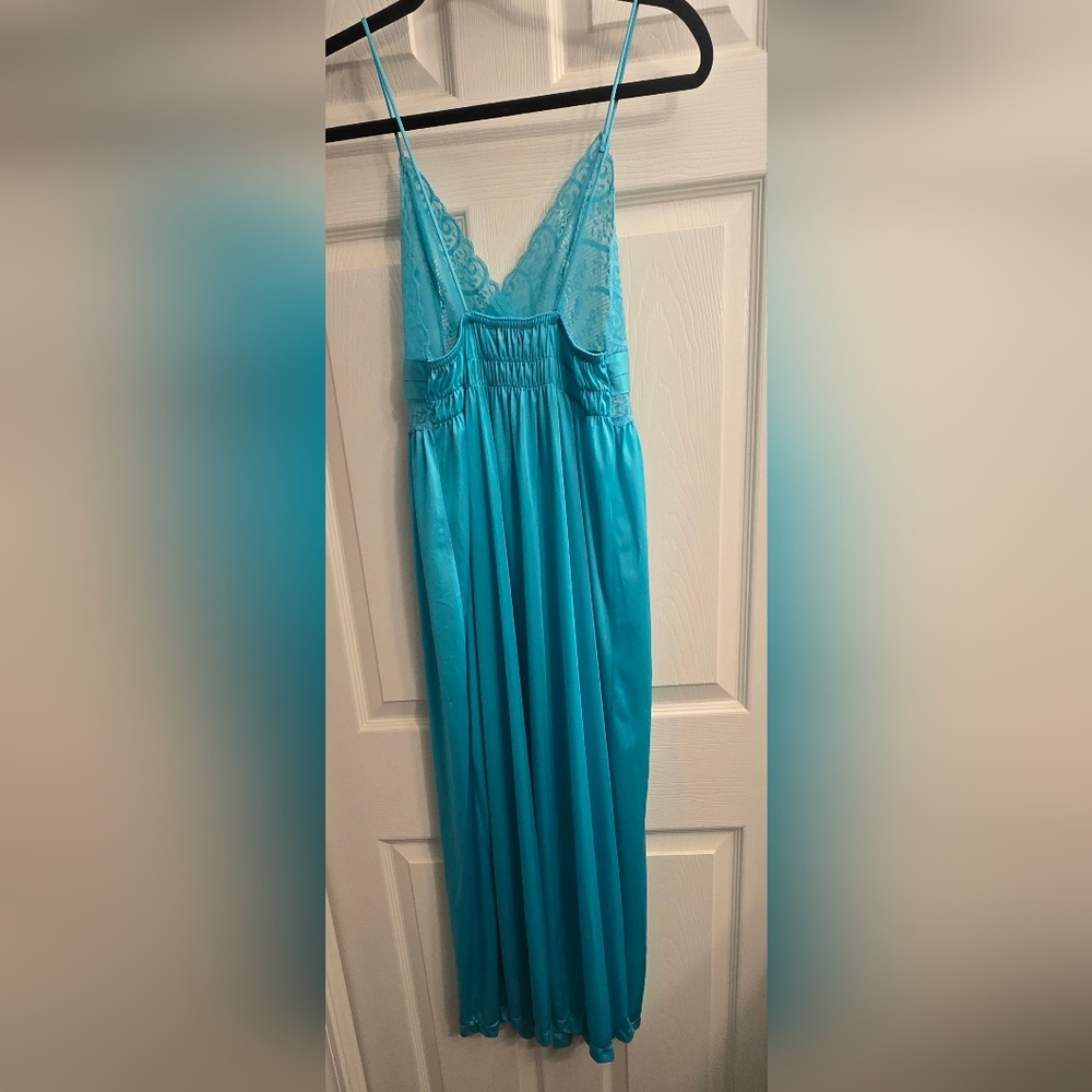 Vintage Gilead dress lingerie, size small, blue